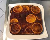 Une image de l'étape 9 de Gâteau caramélisé aux deux oranges.