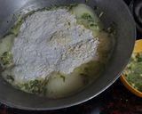 A picture of step 3 of Khatta khicha.