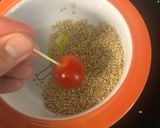 Une image de l'étape 3 de Tomates-cerise caramélisées / sésame.
