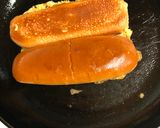 A picture of step 5 of Roti John.