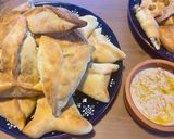 A picture of step 9 of Swiss Chard Fatayer/pies.