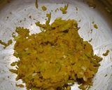 A picture of step 2 of Lauki kofta- A dish from northern India.