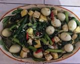 Foto langkah ke 4 dari resep Tumis sawi saos tiram.