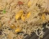 A picture of step 7 of Sizzling Garlic burnt fried rice with chicken Manchurian.