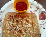 A picture of step 4 of Cheese Paratha.