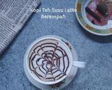 Foto langkah ke 7 dari resep Kopi Teh Susu Latte Berempah.