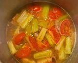 A picture of step 6 of Minestrone with celery and pork belly.
