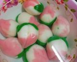 Hình bước làm 4 của món Chè trôi nước trái đào tiên