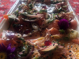Tiradito cítrico de salmón