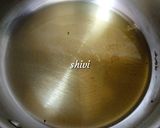 A picture of step 1 of Matar panner.