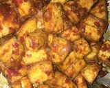 A picture of step 2 of Garnished Awara (Tofu).