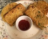 A picture of step 8 of Besan wali bread.