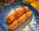 Hình bước làm 4 của món Bánh mì bơ sữa tuổi thơ