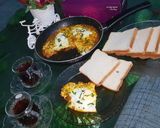 A picture of step 6 of Iranian omelette.