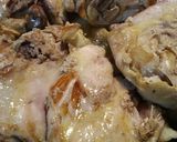 A picture of step 3 of Julia Child's Chicken with Hollandaise Sauce.