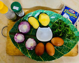 சாசேஜ் ஒம்லெட்ட் பிஸ்சா ரெசிபி ஸ்டேப் 1 புகைப்படம்