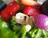 Foto del paso 1 de la receta Arroz caldoso con verduras