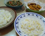 Foto langkah ke 4 dari resep Dadar Jagung Kemangi (Tanpa telur).