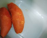 Foto langkah ke 1 dari resep Bubur Candil (Kolak Biji Salak) Ubi Merah.