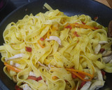 Foto del paso 8 de la receta: Tagliatelle con pollo, champiñones y verdura