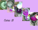Foto langkah ke 2 dari resep Bolu kukus lapis puding buah naga merah.