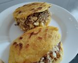 Foto del paso 10 de la receta: Arepas🫓 rellenas 🍖de costilla y huevo🍳🫓