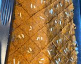 A picture of step 8 of Butternut squash/pumpkin baked Kibbeh - Lebanese meatless kibbeh (step by step photos).