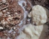 A picture of step 2 of Eggless Chocolate Cake.
