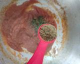 A picture of step 6 of Dal Makhani.