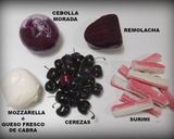 Foto del paso 1 de la receta Ensalada de Cerezas y queso