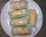 Foto langkah ke 2 dari resep Vietnam spring roll.