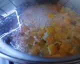 Sütőtök-édesburgonya krémleves recept fázis 2 fotója