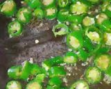A picture of step 2 of Dahi wali Mirch.