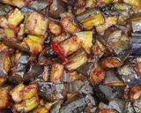 Foto langkah ke 3 dari resep Terong Balado Teri Pedas Manis.