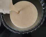 A picture of step 1 of Eggless Banana walnut cake.