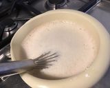 Une image de l'étape 6 de Flan pâtissier aux pêches de vigne.