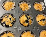 A picture of step 8 of 🫐 🧁 The BEST eggless Blueberry Muffins 🫐 🧁.