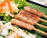 A picture of step 5 of Quick Banh Hoi with Grilled Pork Sausage.