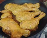 A picture of step 2 of Hyderabadi Chicken thali.