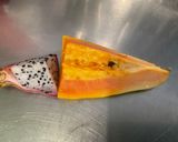 Une image de l'étape 4 de Salade multicolore à la pastèque et melon d'Espagne.