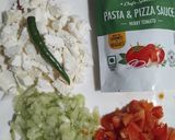 A picture of step 1 of Paneer Sandwich.