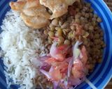 Foto del paso 6 de la receta: Lentejas con pollo dorado y ensalada