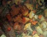 A picture of step 6 of Hyderabadi Vegetable Dum Biryani.
