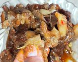 Foto langkah ke 3 dari resep Sate Jamur & saus kacang.