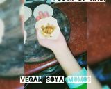 A picture of step 4 of Vegan cheesy momo.