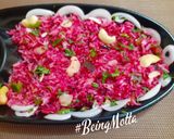 A picture of step 5 of Beetroot Rice.