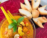 Hình bước làm 5 của món Cà ri chay