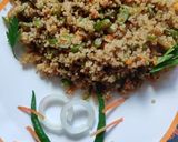 A picture of step 5 of Quinoa pulao.
