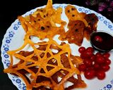 A picture of step 5 of Halloween Pancakes, Eggless.