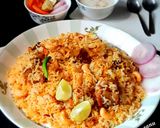 A picture of step 18 of Charminar Mutton Biryani.